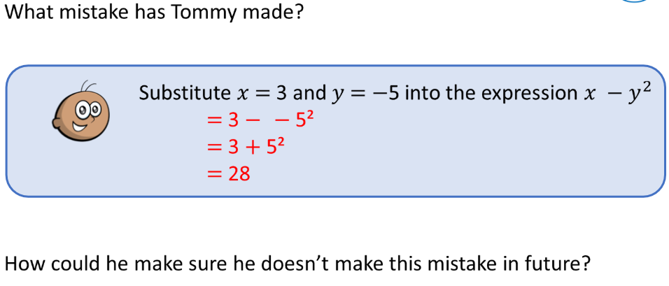 Algebra question Example algebra question