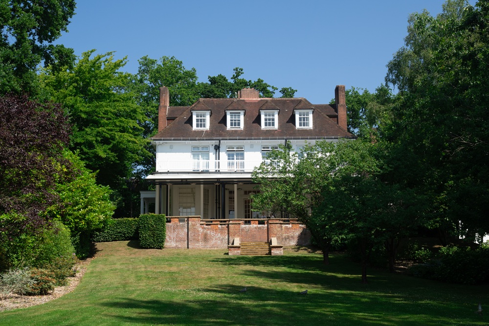 Main house and lawn