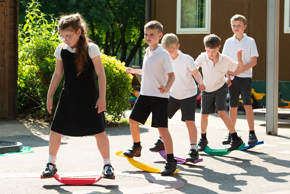 Foundation doing sensory circuits Foundation doing sensory circuits