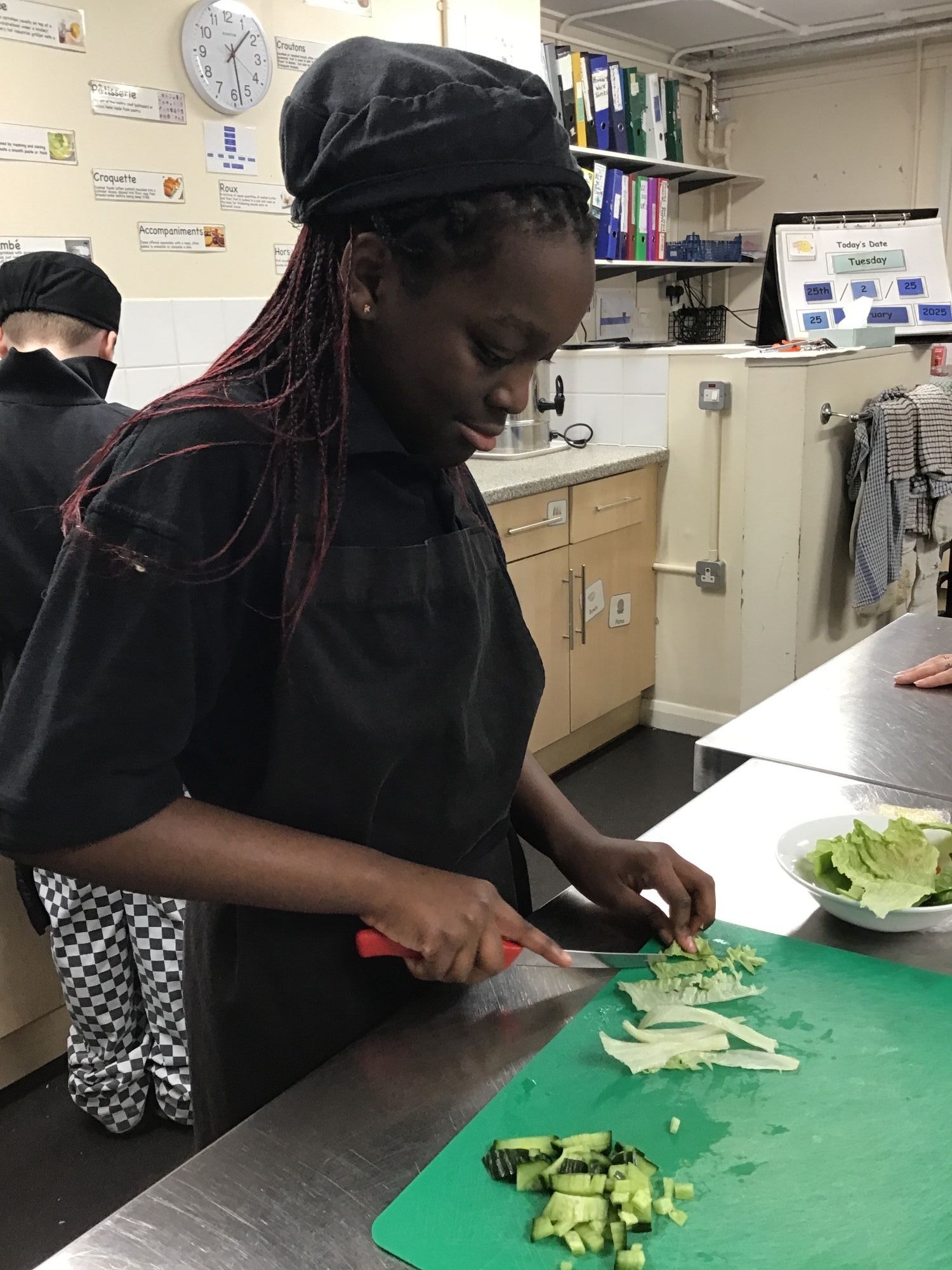 Willow chopping in Catering
