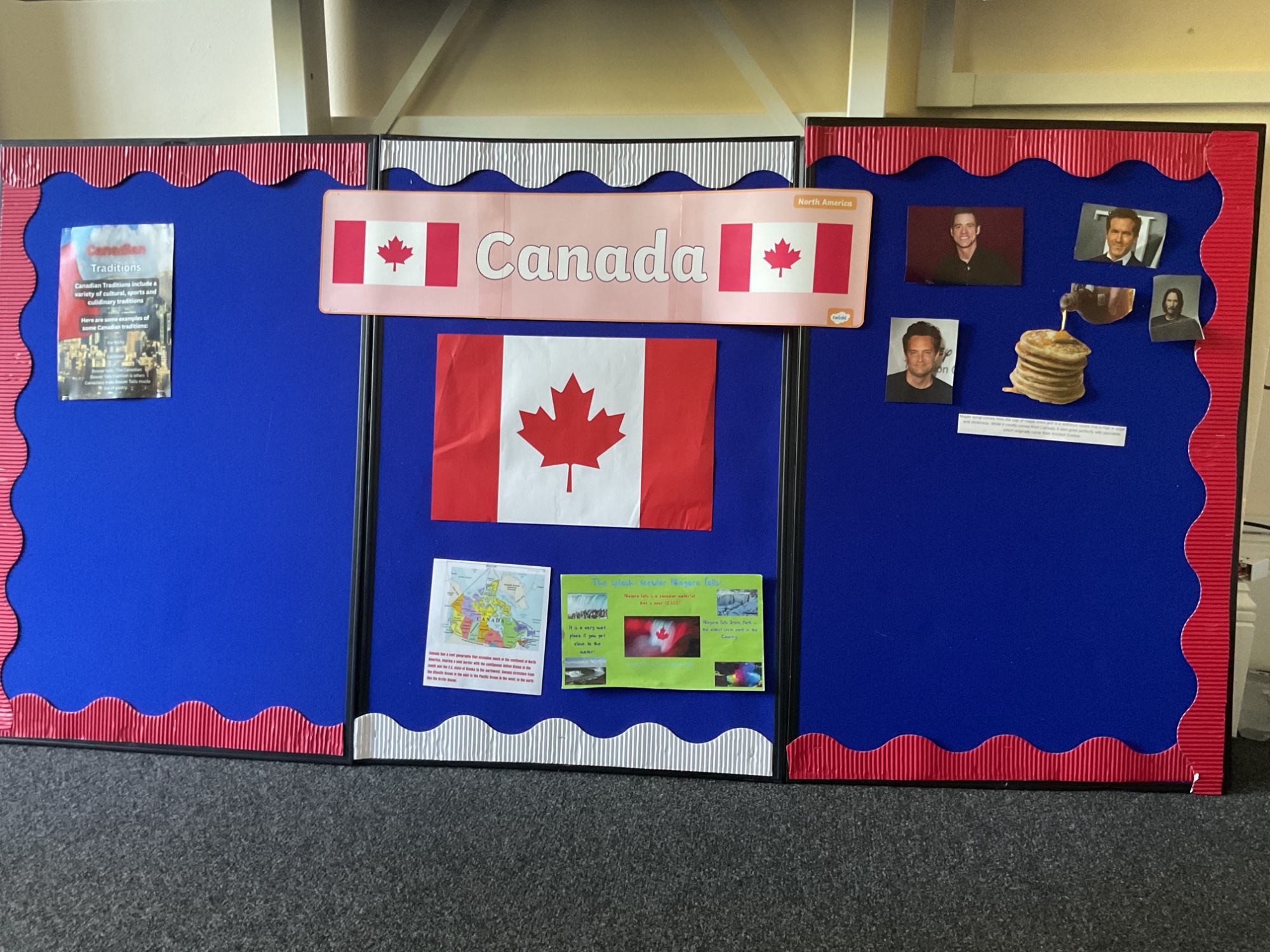 Heatherfest display for Canada