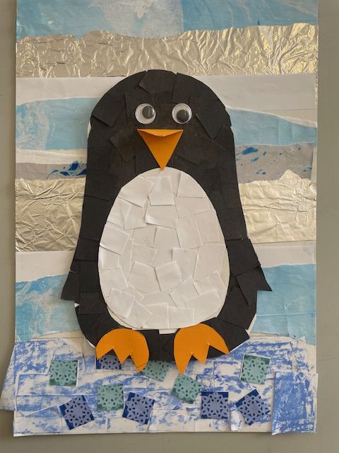 Penguin collage