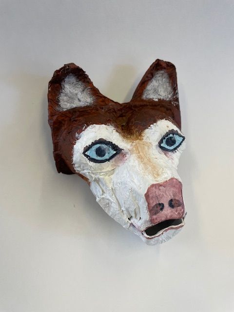 Paper Mache Dog2