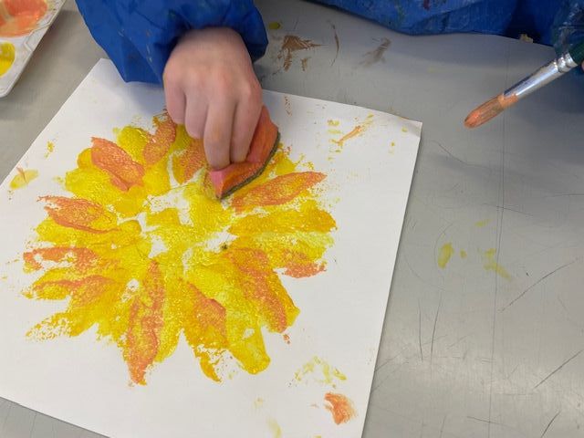 Sunflower painting