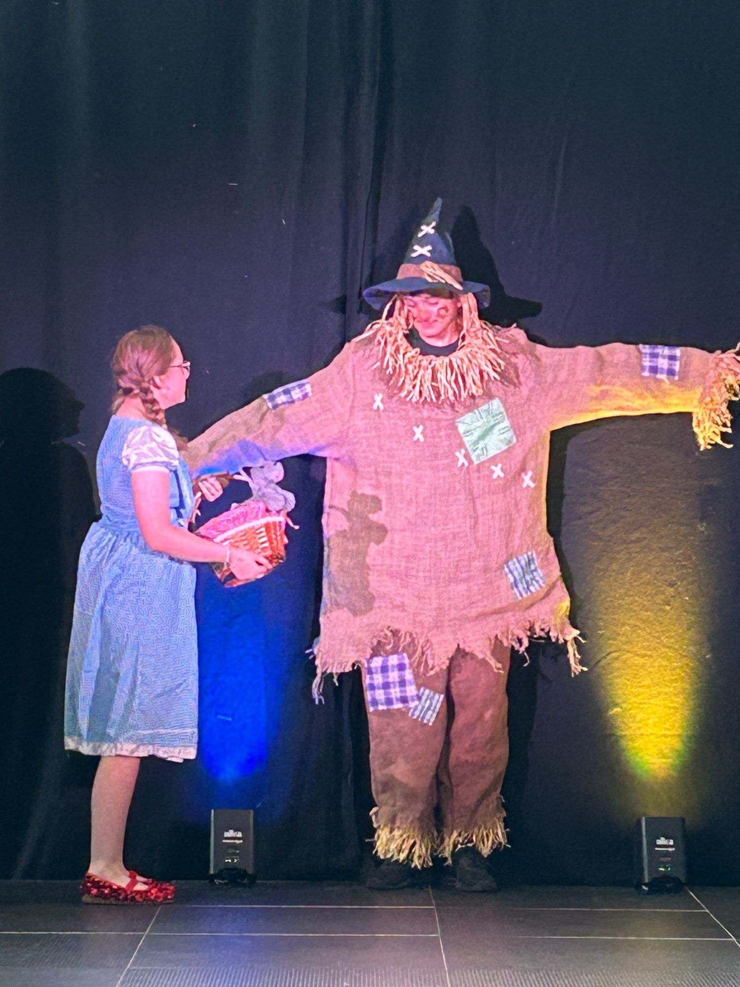 Dorothy and the scarecrow