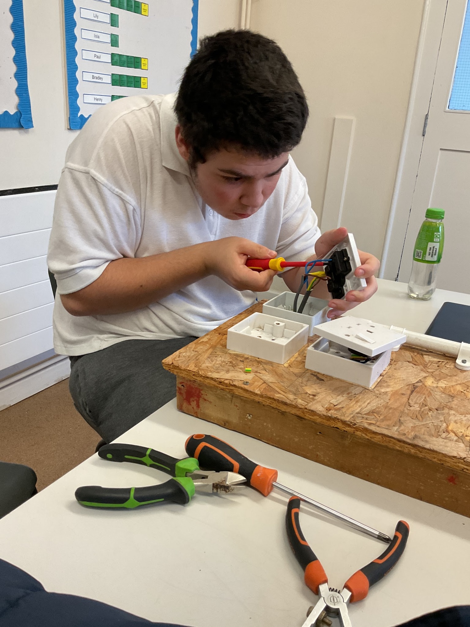 Construction student