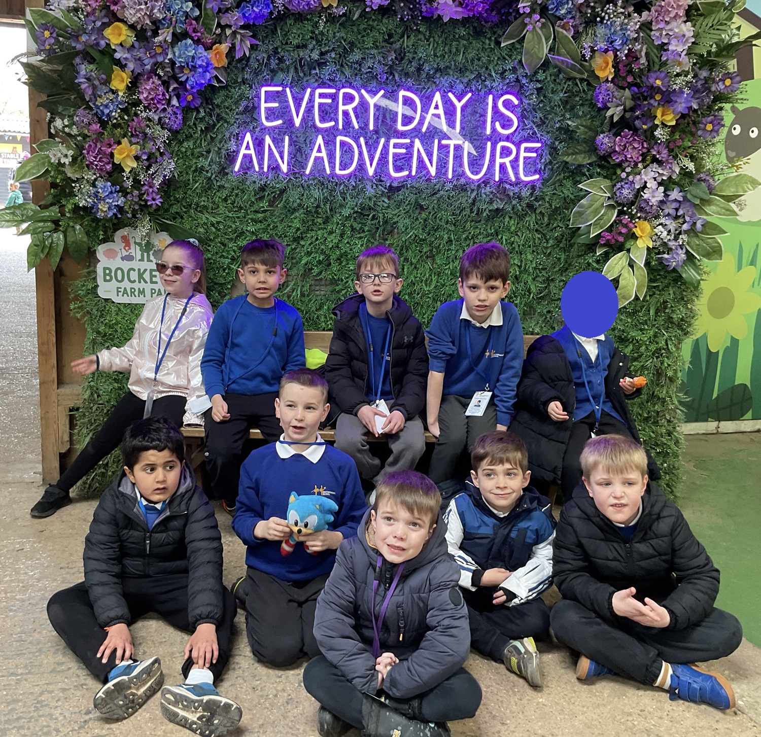 Students by the Everyday is an adventure sign