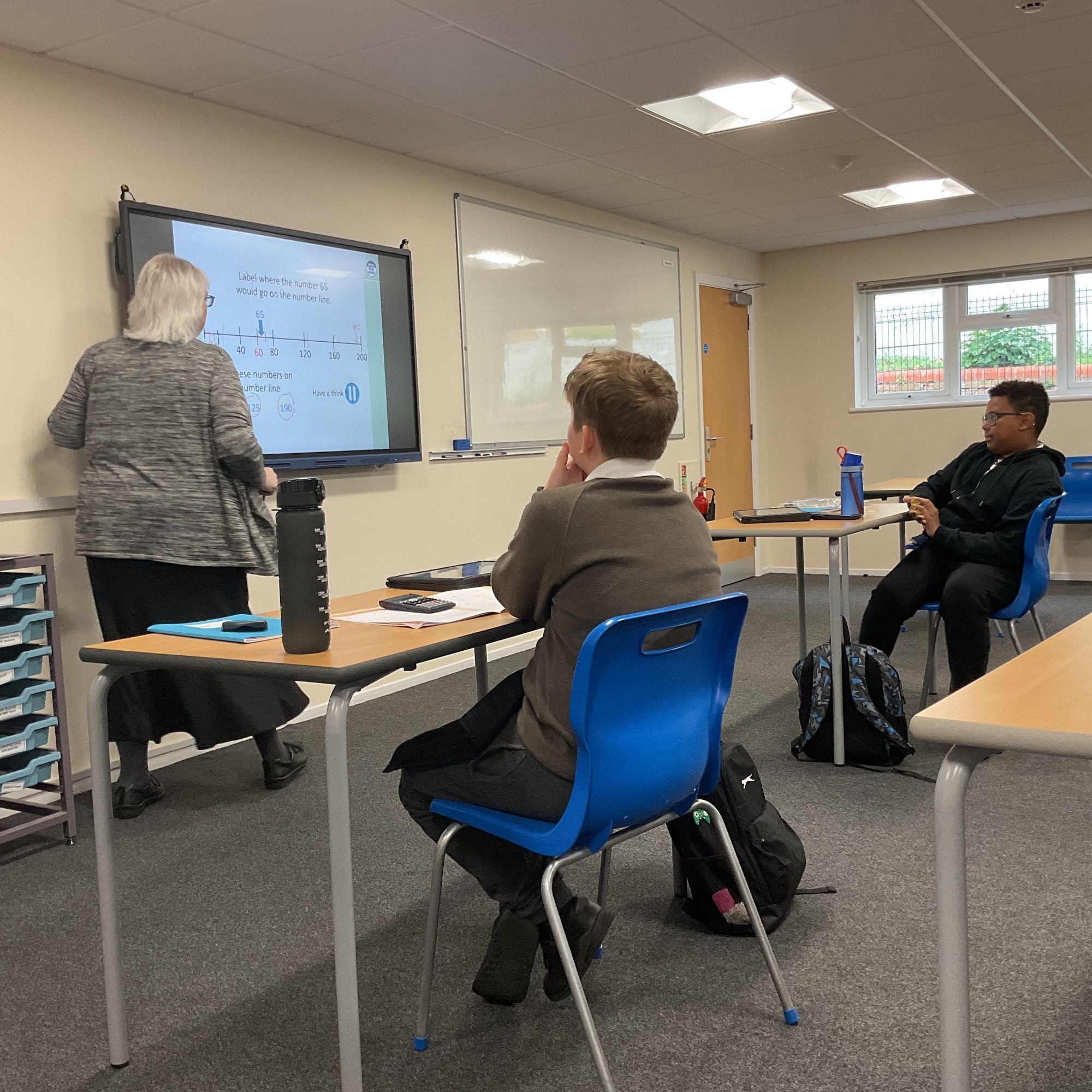 Mars students listening to the teacher