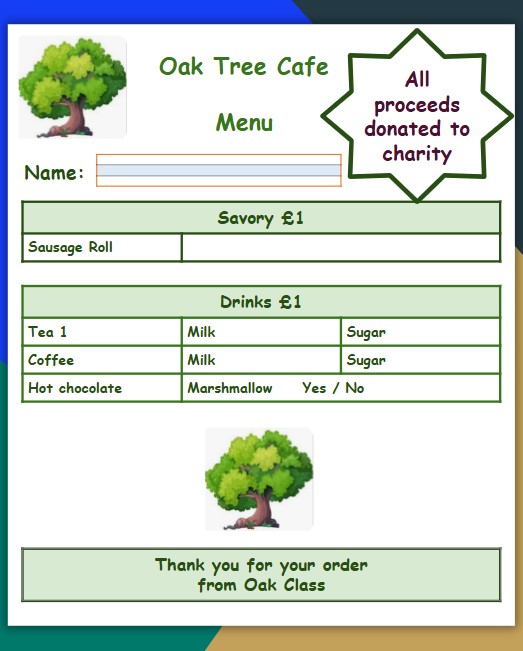 Menu page 2