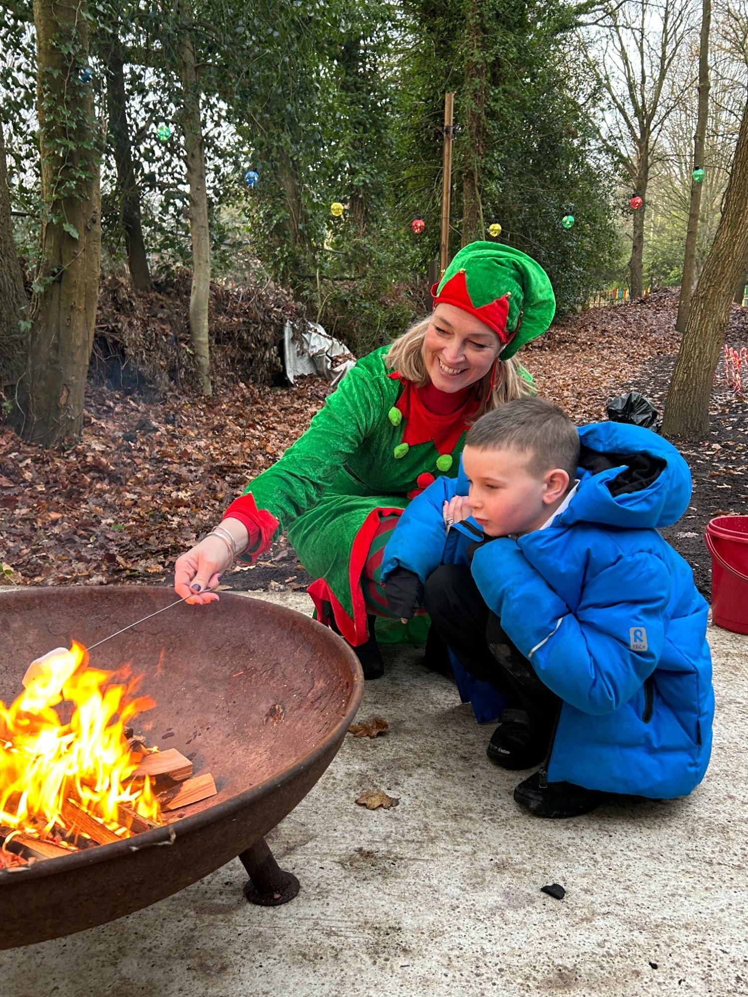 Roasting a marshmellow