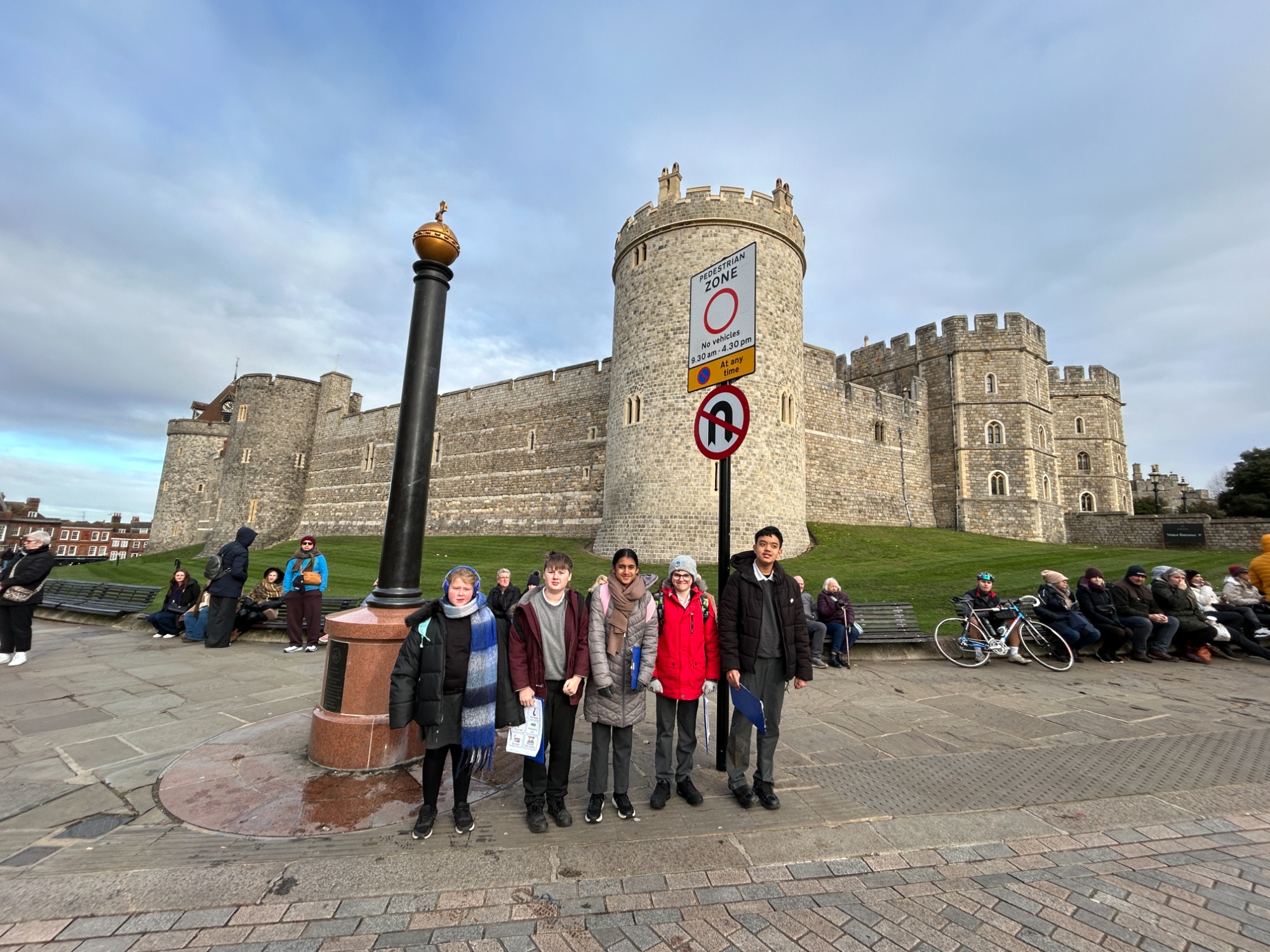 Earth Class outside Windsor Castle